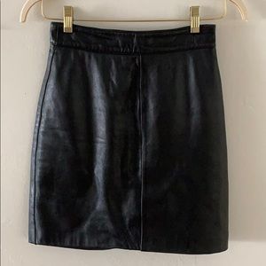 Leather Skirt
